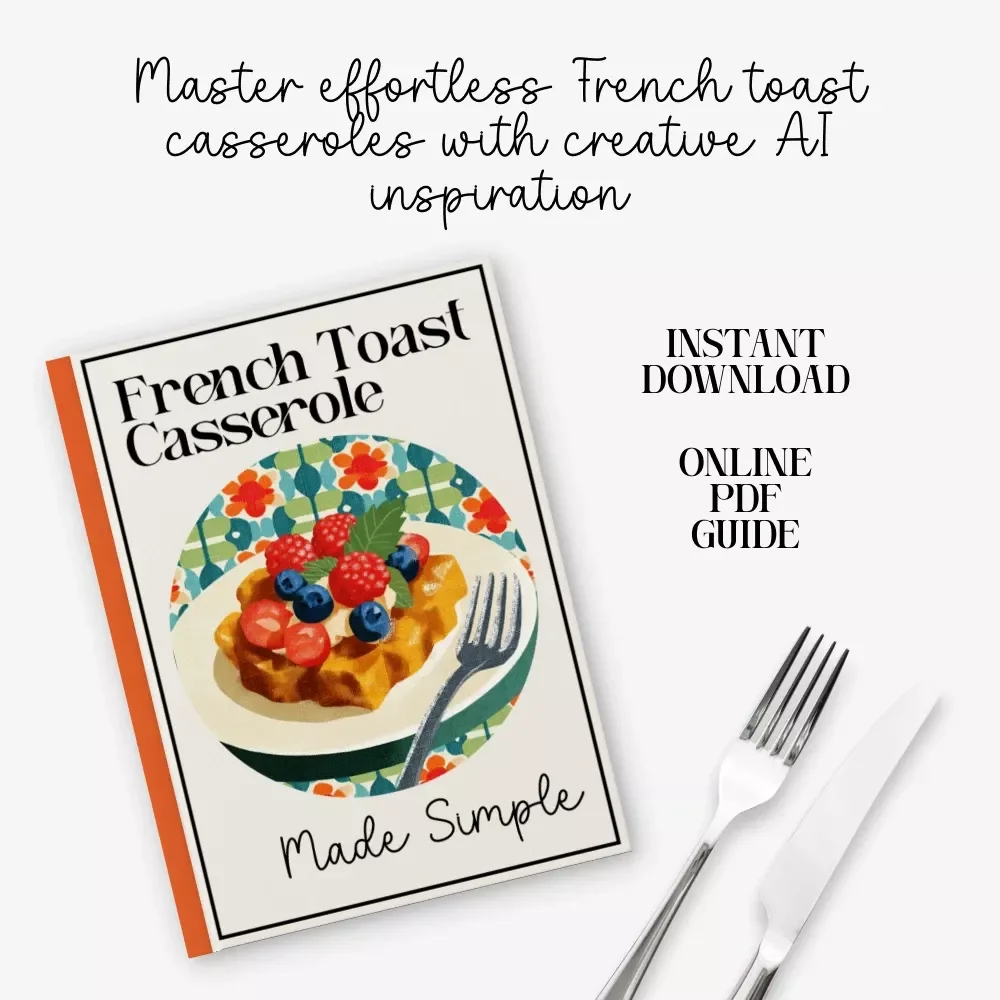 French Toast Casserole Made Simple – Easy Weekend Brunch Guide, Step-by-Step French Toast Casserole Recipe eBook, Family-Friendly Make-Ahead Breakfast Download