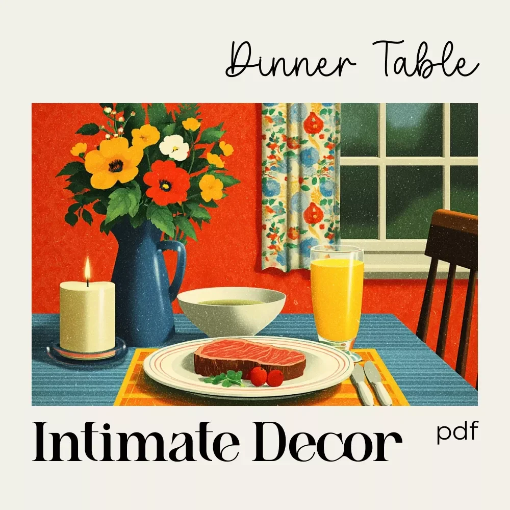 Intimate Dinner Table Decor for Small Spaces – Printable Checklist | Small Apartment Romantic Dining Setup Guide