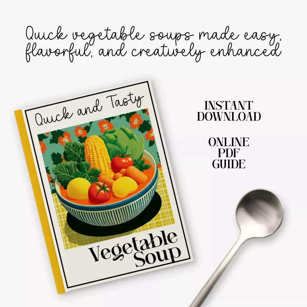 Quick and Tasty Vegetable Soup – Easy Vegetable Soup Recipe Guide, Cozy Meal Planner, Beginner-Friendly Cooking eBook, AI Cooking Inspiration
