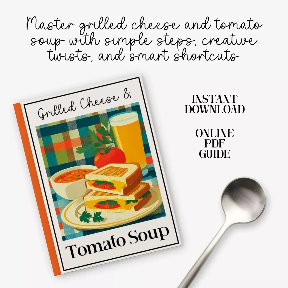 Grilled Cheese and Tomato Soup Guide | How to Make a Nostalgic Grilled Cheese and Tomato Soup Combo at Home | Comfort Food Digital Download