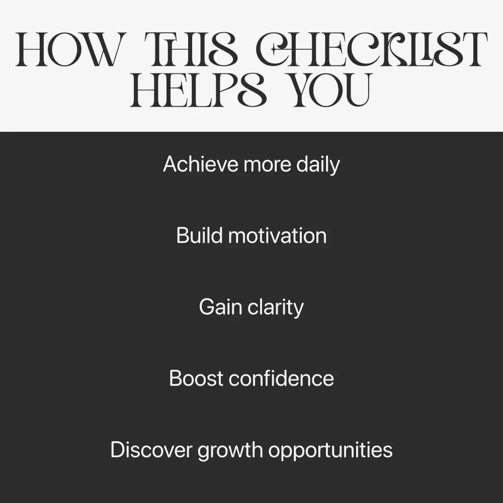 Daily Small Wins Checklist – Simple Guide on How to Notice Small Wins Daily for Productivity, Motivation, and Personal Growth