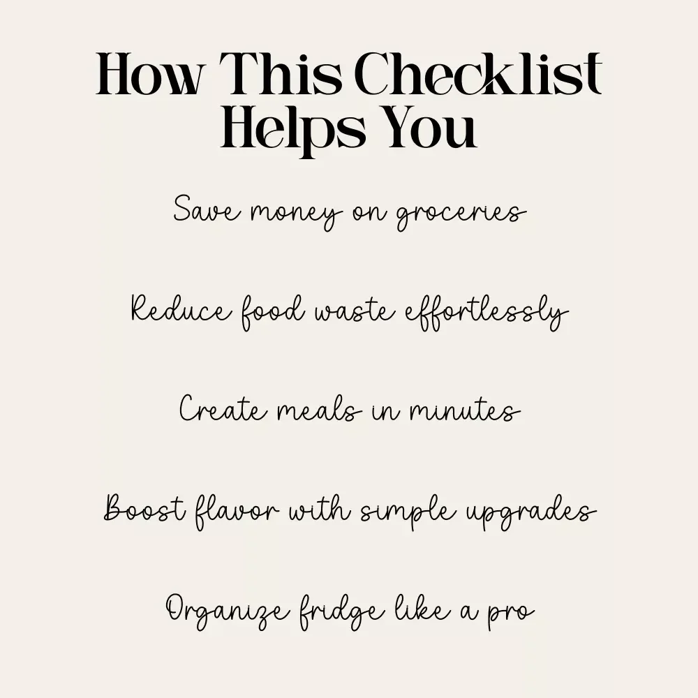 Leftovers Made Legendary Checklist | How to Use Leftover Comfort Food in New Ways | Digital Download Kitchen Guide