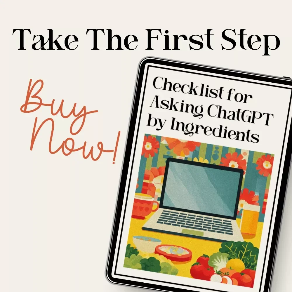 Checklist for Asking ChatGPT by Ingredients – How to Ask ChatGPT for One-Pan Recipes by Ingredients | AI Cooking Prompt Guide for Quick Dinner Ideas, Meal Planning & Busy Weeknights