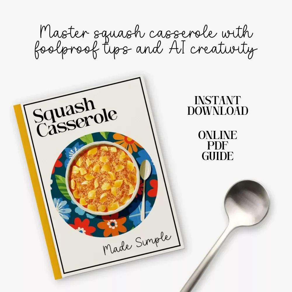 Squash Casserole Made Simple – Easy Squash Casserole Recipe Guide for Beginners, Busy Families, and Home Cooks | Instant Digital Download