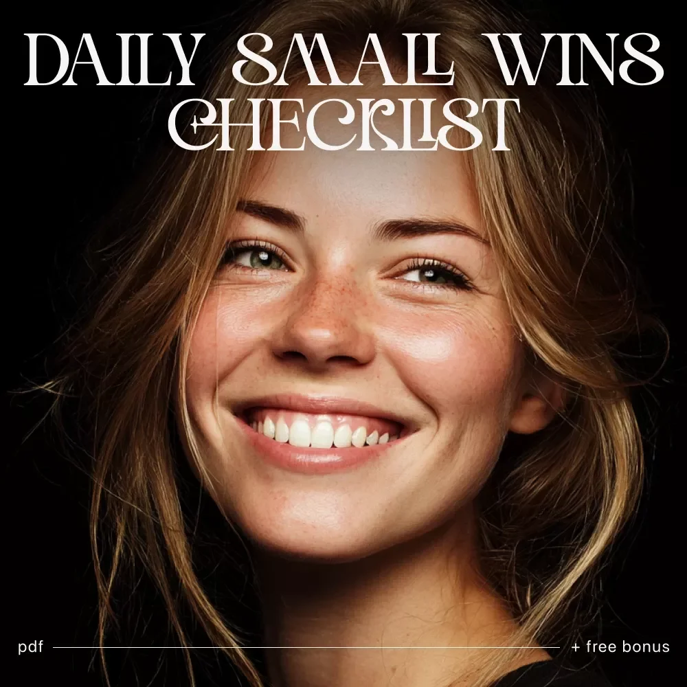 Daily Small Wins Checklist – Simple Guide on How to Notice Small Wins Daily for Productivity, Motivation, and Personal Growth