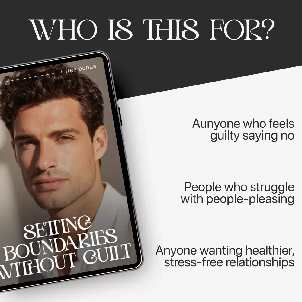 Setting Boundaries Without Guilt | Guide on how to set boundaries with friends, Friendship Communication, Self-Respect Digital Download
