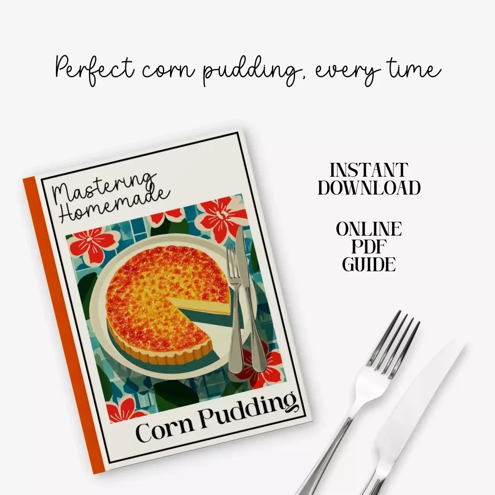 Mastering Homemade Corn Pudding – Complete Guide | Easy Homemade Corn Pudding Recipe eBook, Step-by-Step Southern Comfort Dessert, Printable Digital Download