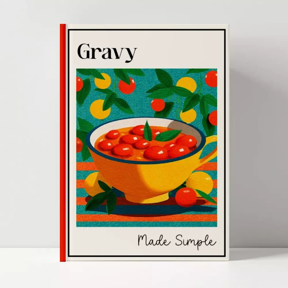 Gravy Made Simple – Digital Download Guide, Easy Gravy eBook for Beginners, Homemade Gravy Techniques, Flavor Variations & AI Cooking Tips