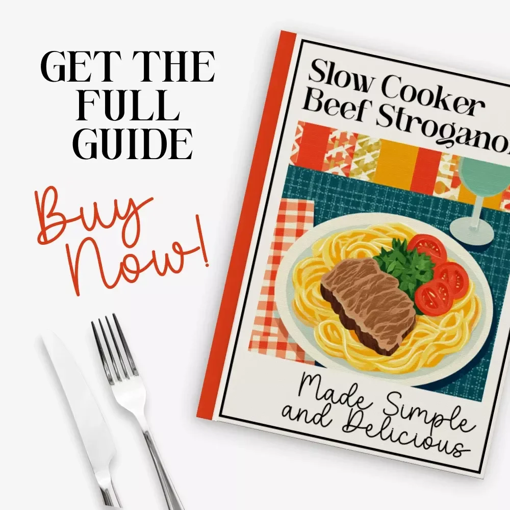 Slow Cooker Beef Stroganoff Made Simple and Delicious Guide, Comfort Food eBook, Weeknight Dinner Planner