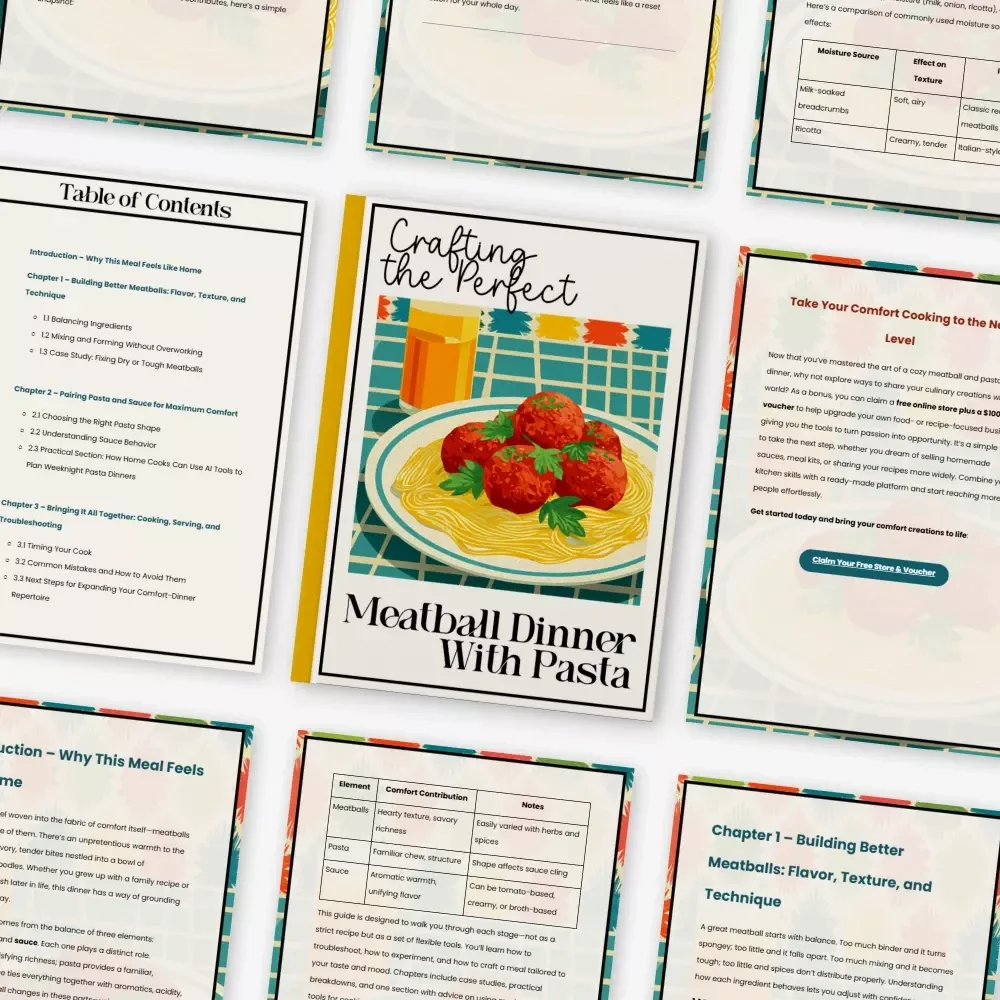 Crafting the Perfect Meatball Dinner With Pasta | Comfort Food Guide for The Ultimate Meatball Comfort Dinner With Pasta