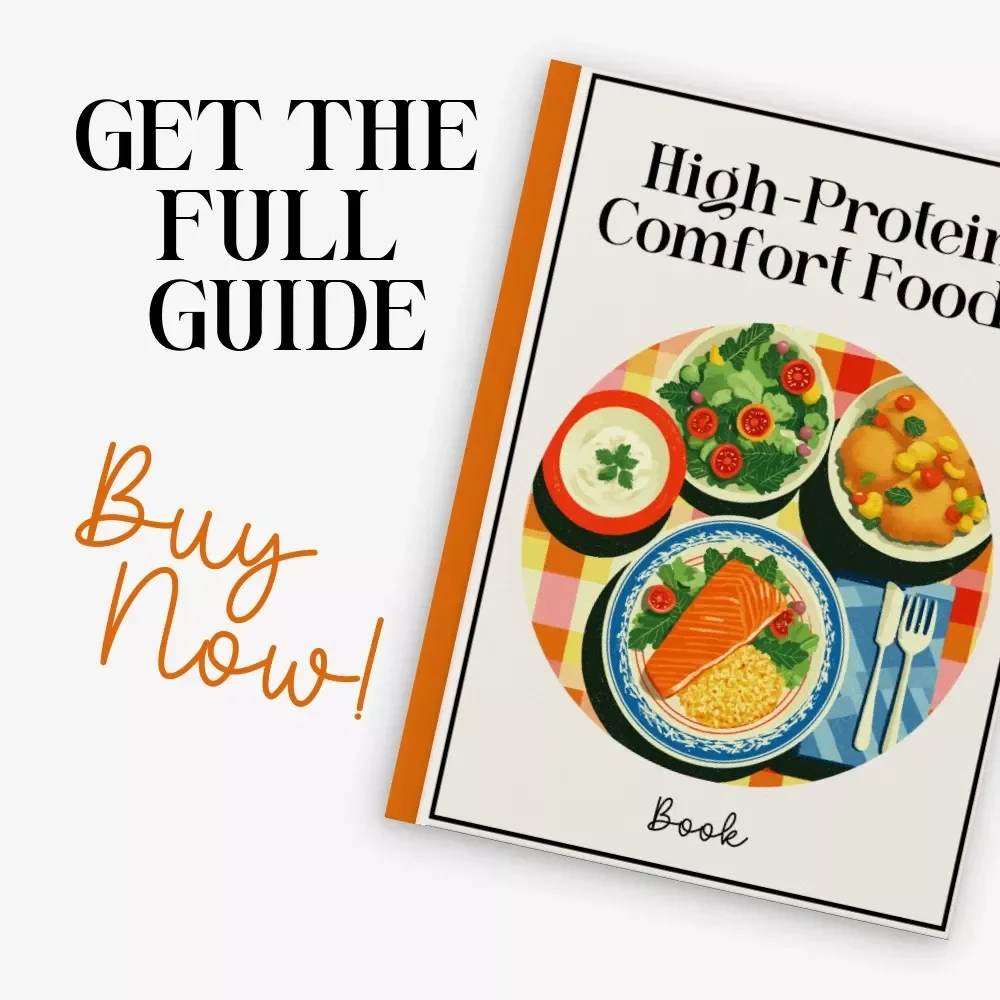 High-Protein Comfort Foods | Printable eBook, Healthy Meal Prep Guide, High-Protein Recipes, Digital Download Cookbook for Easy Clean Eating