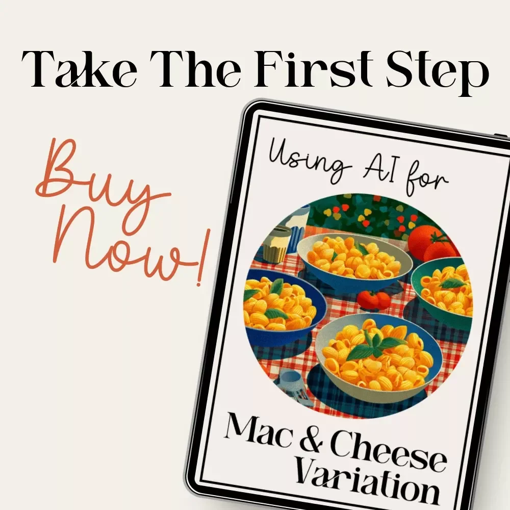 Using AI for Mac & Cheese Variation Checklist | Creative Cooking Guide | Digital Download for How to Use AI for Creative Mac and Cheese Variations