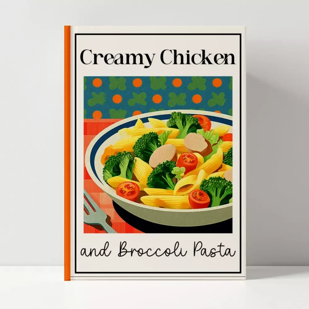 Creamy Chicken and Broccoli Pasta | Ultimate Guide + creamy chicken and broccoli pasta recipe | Easy Weeknight Dinner, Family Meal, Comfort Food Digital Download