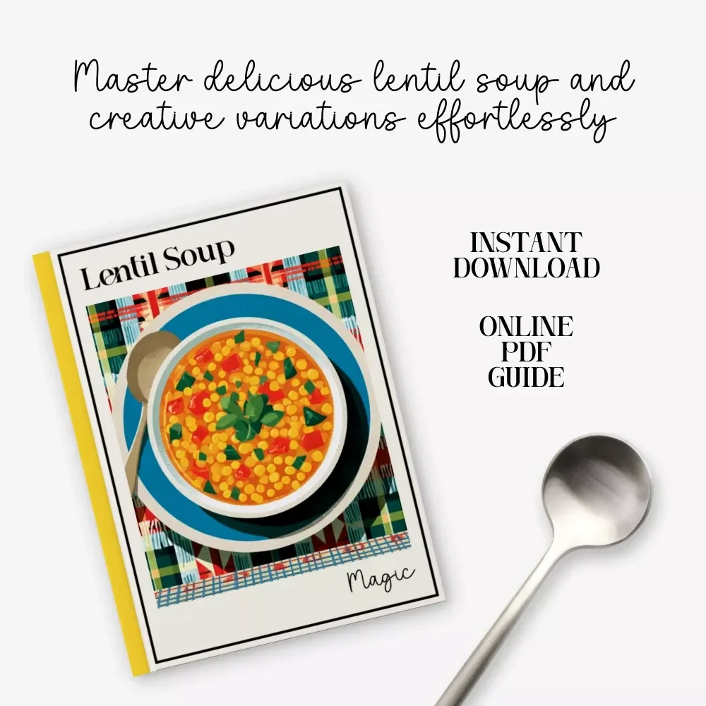 Lentil Soup Magic | Cozy Comfort Food Guide + lentil soup recipe | Easy Healthy Meal Planner PDF