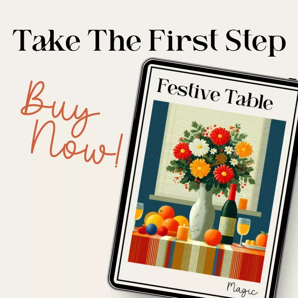 Festive Table Magic – Christmas Table Decorations Checklist | Holiday Tablescape Planner | Instant Download