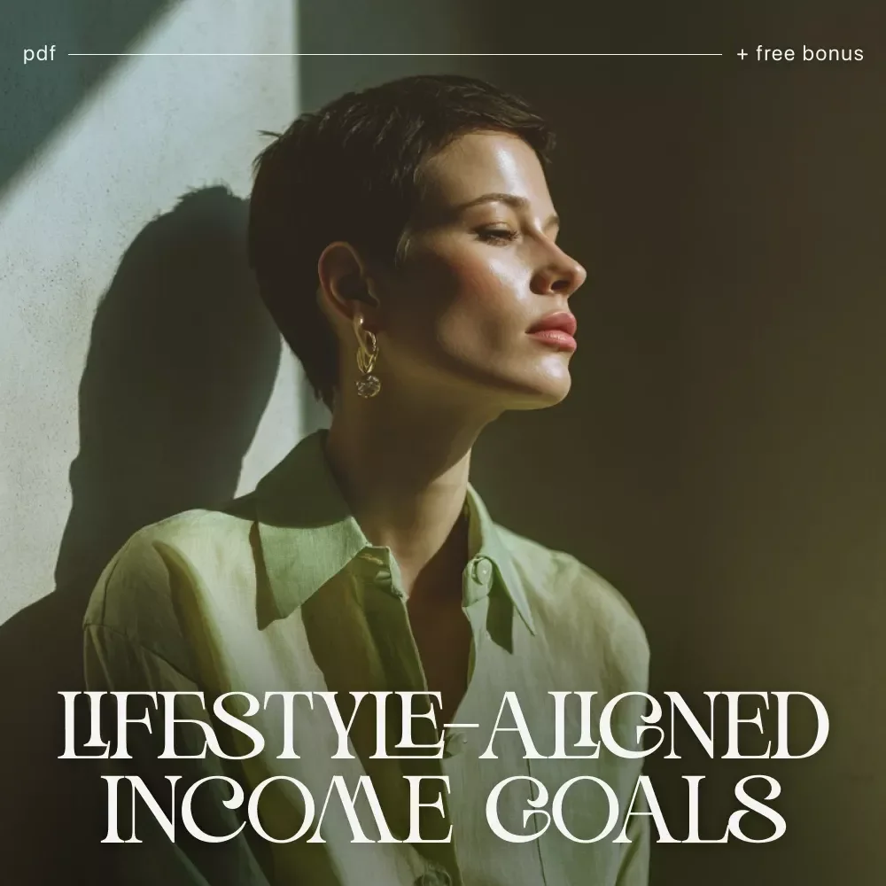 Lifestyle-Aligned Income Goals | Financial Planning Checklist, Income Goal Planner, Digital Download for Freelancers & Entrepreneurs