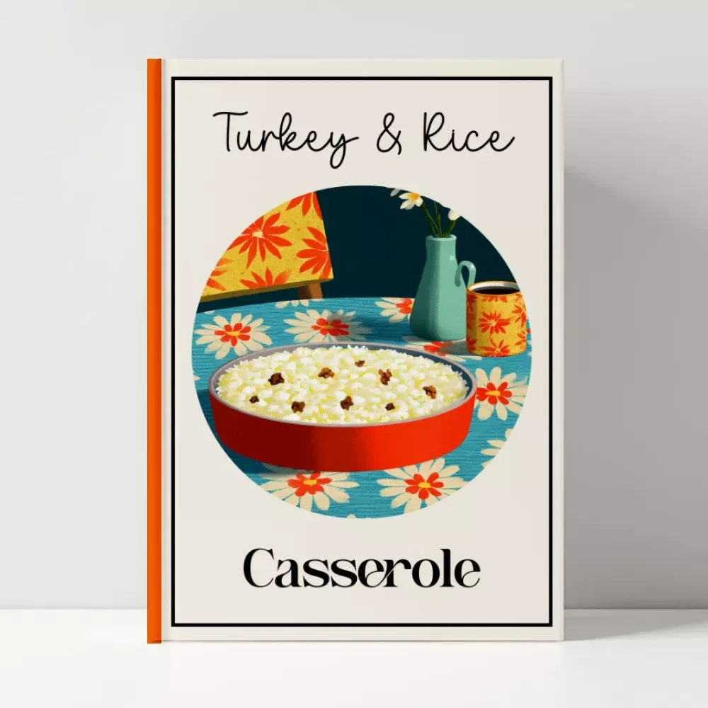 Turkey and Rice Casserole Guide — Cozy Comfort Food eBook for Home Cooks | Printable Digital Download | Step-by-Step How to Make Turkey and Rice Casserole