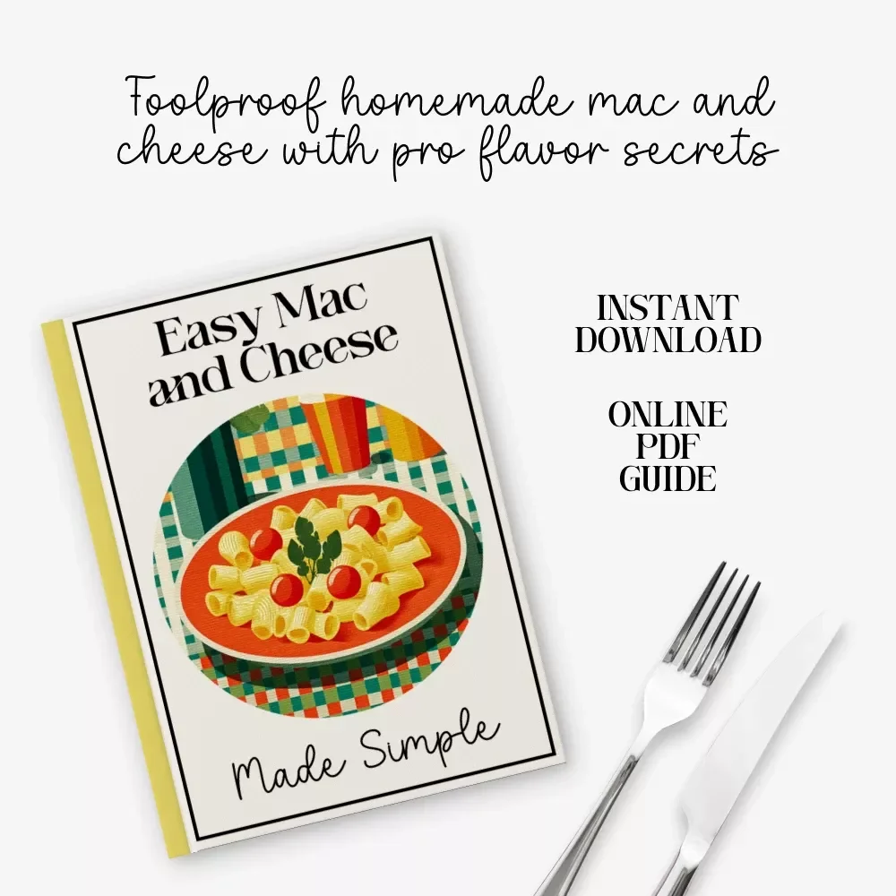 Easy Mac and Cheese Made Simple | Easy mac and cheese recipe from scratch Guide | Creamy Homemade Comfort Food eBook for Beginners & Busy Cooks