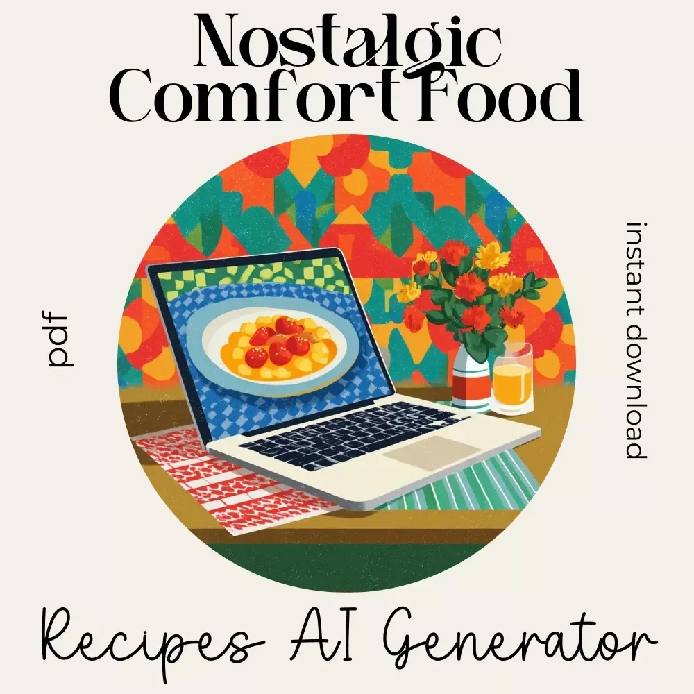 Nostalgic Comfort Food Recipes AI Generator | Digital Checklist & Guide for Easy AI-Powered Nostalgic Meals | ai recipe generator for nostalgic comfort food meals
