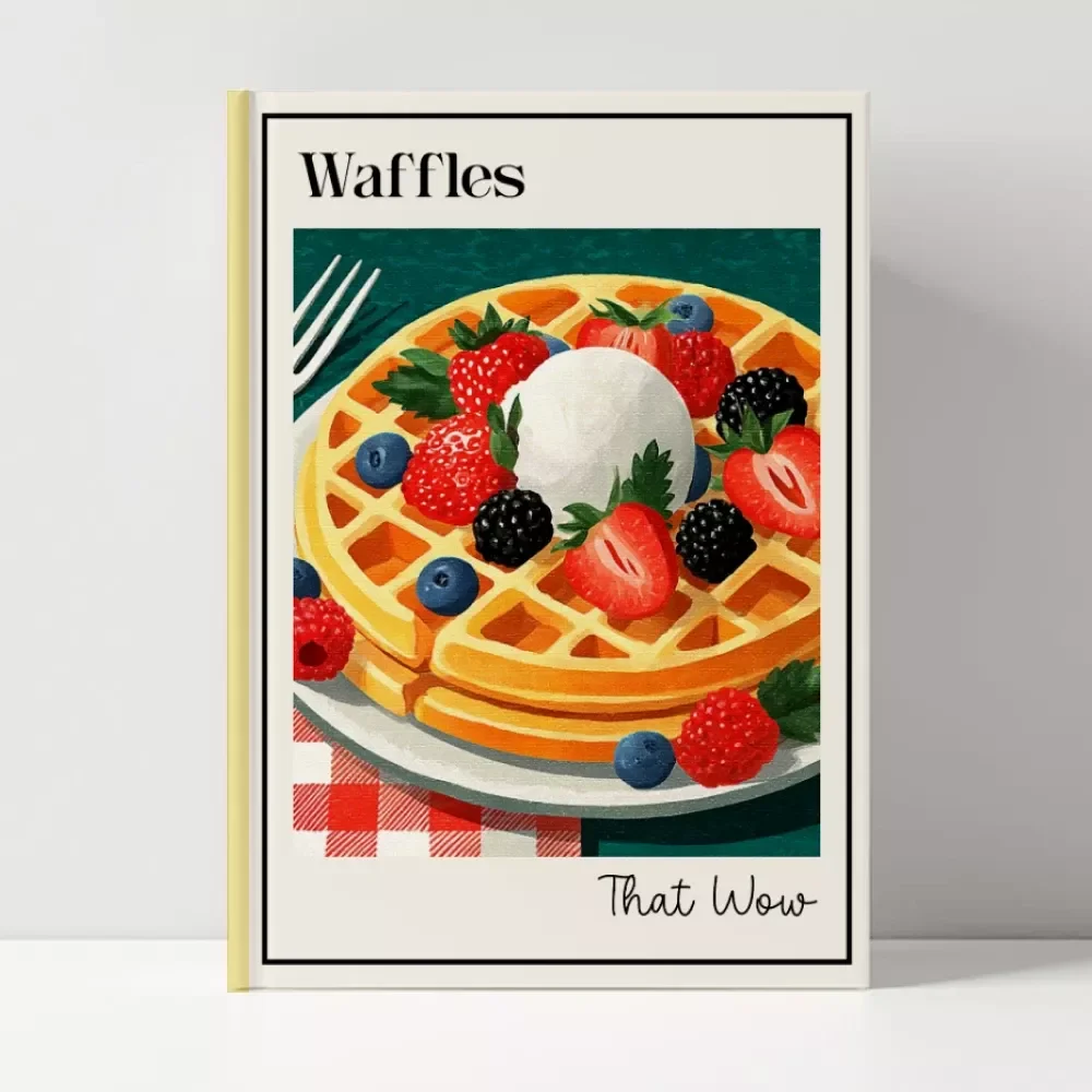 Waffles That Wow | Ultimate waffles recipe Guide + Creative Toppings, Styling & AI Waffle Art