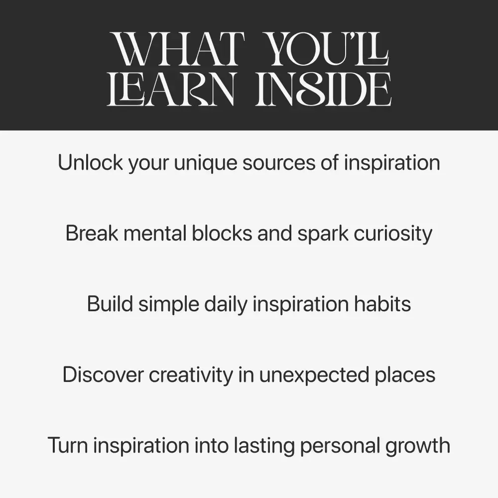 Ignite Your Growth: Finding Daily Inspiration | Digital eBook | How to Find Inspiration for Personal Growth