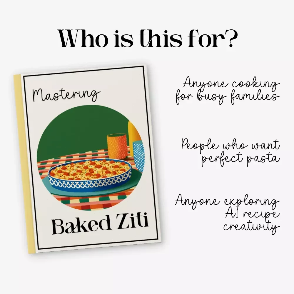 Mastering Baked Ziti – Ultimate baked ziti recipe Guide, Easy Oven Pasta Bake eBook, Family Dinner & Meal Prep Cookbook PDF