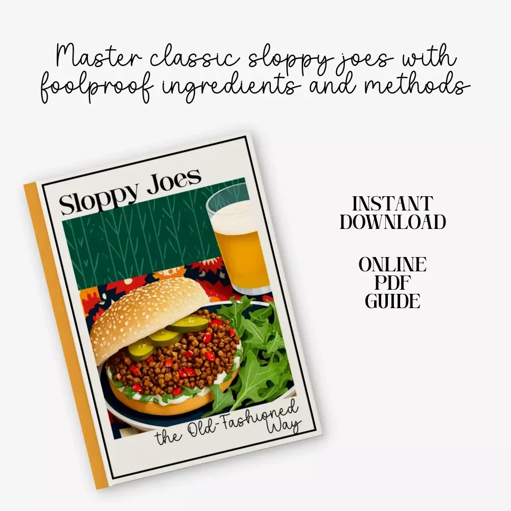 Sloppy Joes the Old-Fashioned Way – Classic Comfort Food Guide | How to Cook Sloppy Joes the Old Fashioned Way | Vintage Family Recipe eBook