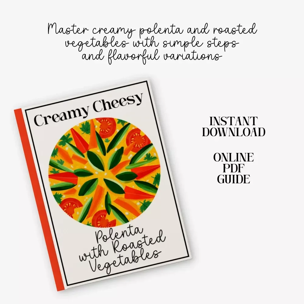 Creamy Cheesy Polenta with Roasted Vegetables – Cozy Dinner Guide & Creamy Cheesy Polenta with Roasted Vegetables Recipe Digital Download