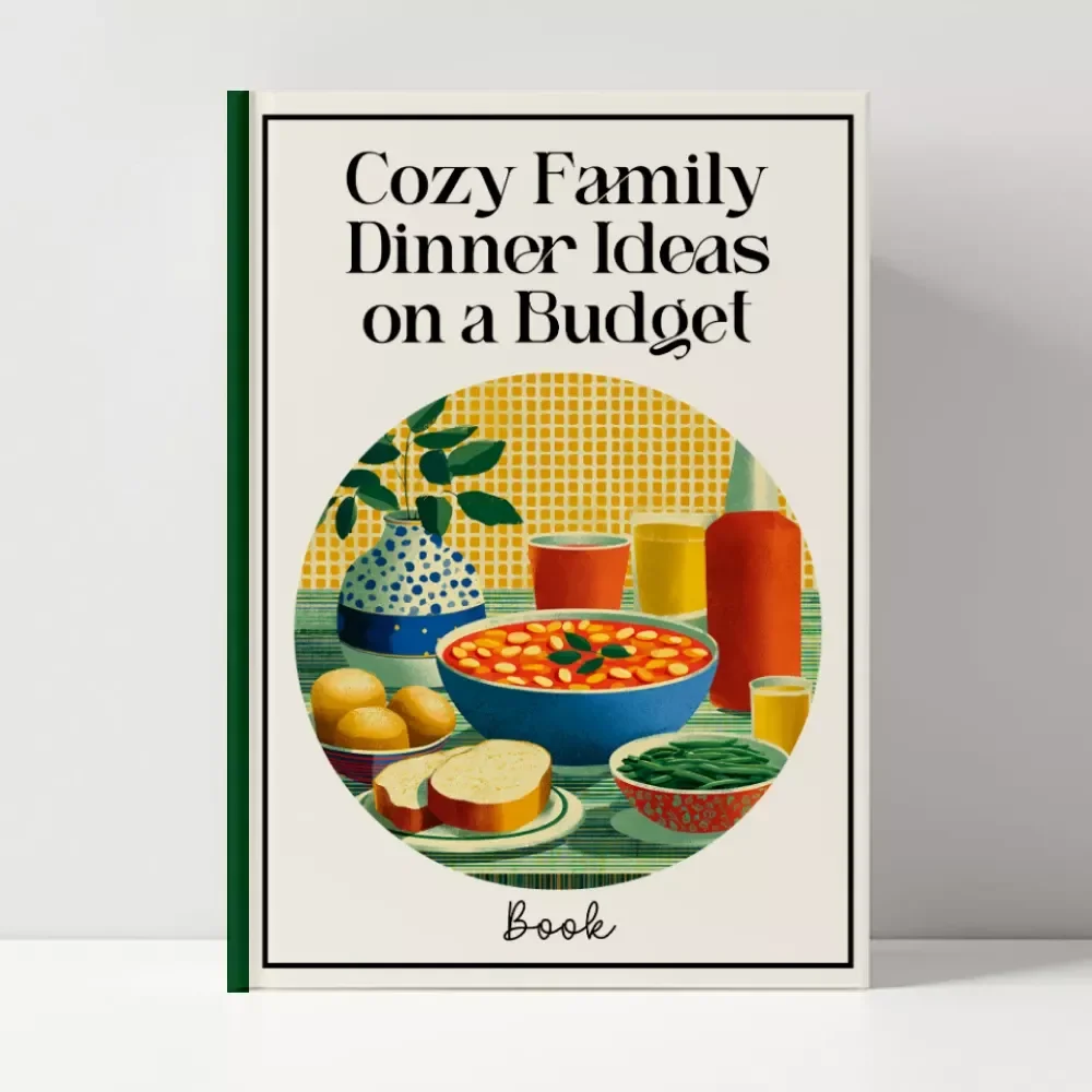 Cozy Family Dinner Ideas on a Budget | Budget-Friendly Family Meals eBook | Cozy Family Dinners Planner | Affordable Recipes Guide | Weekly Meal Planning for Families