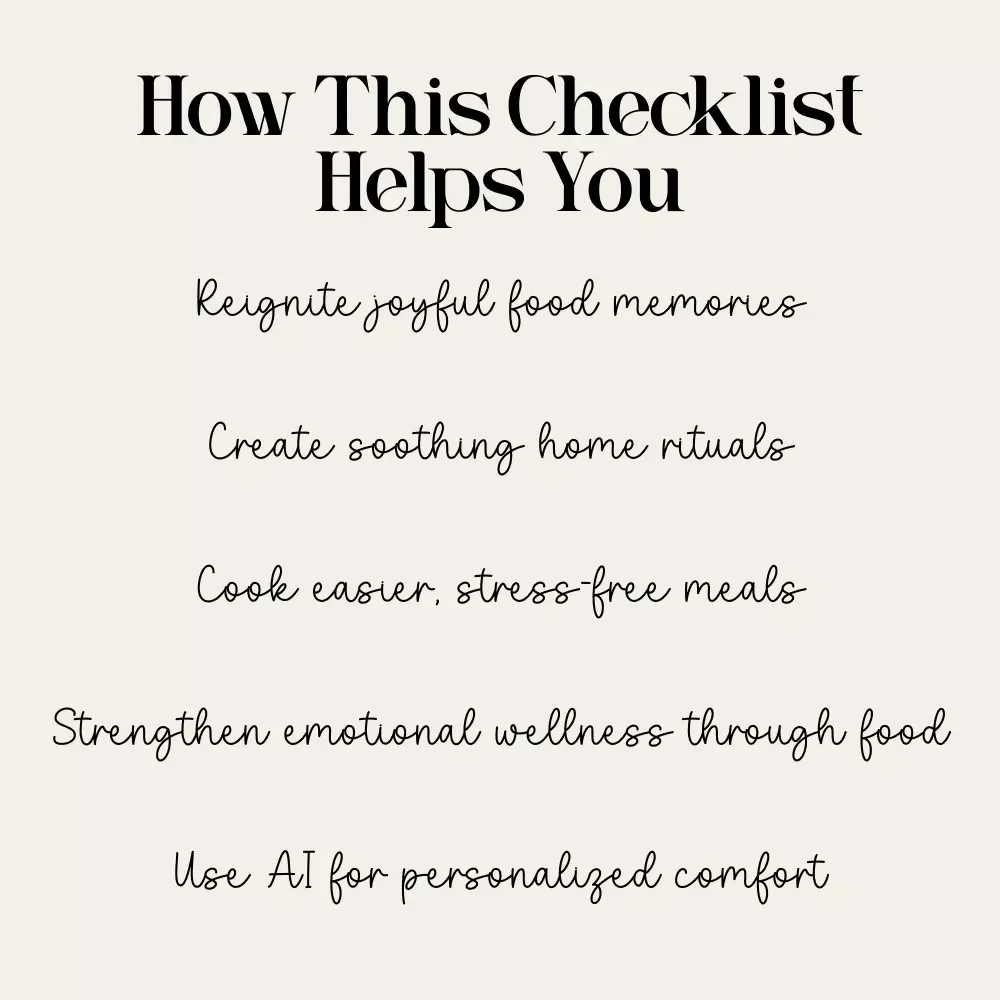 Why Nostalgic Dishes Feel so Comforting | Nostalgic Meal Checklist | why simple nostalgic dishes feel so satisfying | Cozy Kitchen Guide | Instant Digital Download