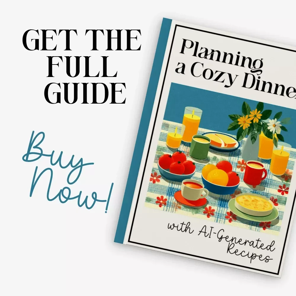 Planning a Cozy Dinner with AI-Generated Recipes | How to Plan a Cozy Dinner with AI-Suggested Recipes | Printable eBook Guide for Stress-Free Evenings
