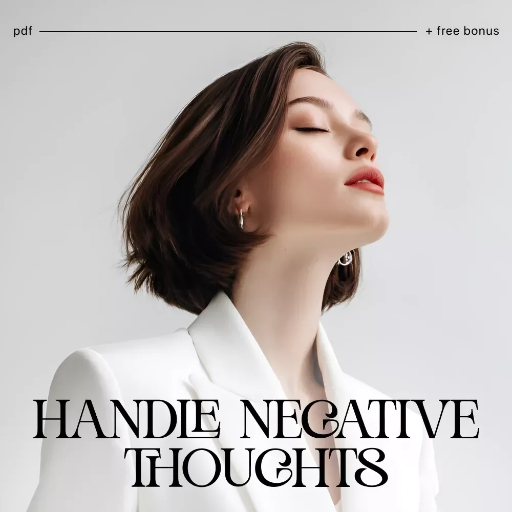 Mind Gym: Train Yourself to Handle Negative Thoughts | Digital Checklist | How to Handle Negative Thoughts Calmly