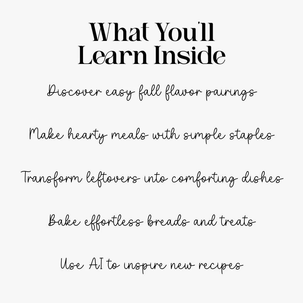 Fall Comfort Food Recipes to Warm Your Soul – Cozy Autumn eBook for Easy Fall Comfort Food Recipes, Seasonal Cooking Inspiration, and AI-Assisted Meal Ideas