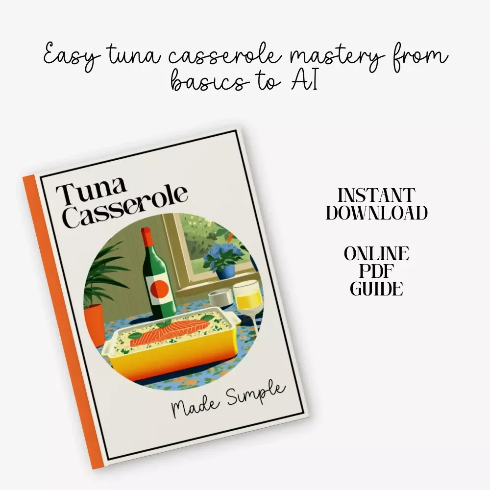 Tuna Casserole Made Simple | Easy Step-by-Step Tuna Casserole Recipe Guide, Beginner-Friendly Digital Cookbook, Quick Weeknight Dinner eBook