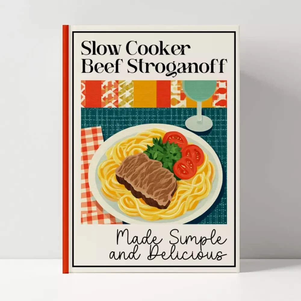 Slow Cooker Beef Stroganoff Made Simple and Delicious Guide, Comfort Food eBook, Weeknight Dinner Planner