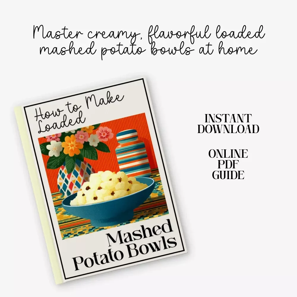 How to Make Loaded Mashed Potato Bowls | Ultimate Creamy Comfort Food Guide | Dinner Recipe eBook | Easy Weeknight Meal Digital Download