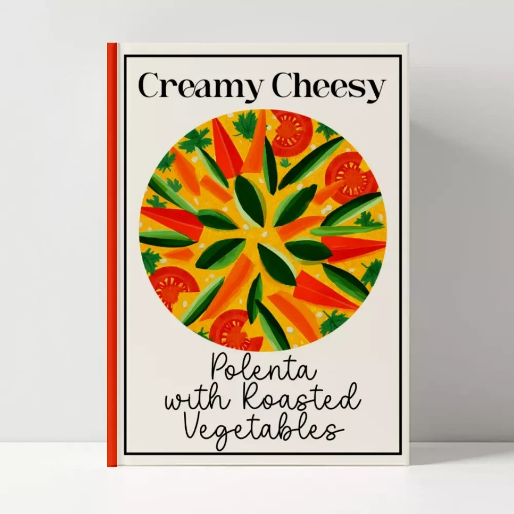 Creamy Cheesy Polenta with Roasted Vegetables – Cozy Dinner Guide & Creamy Cheesy Polenta with Roasted Vegetables Recipe Digital Download