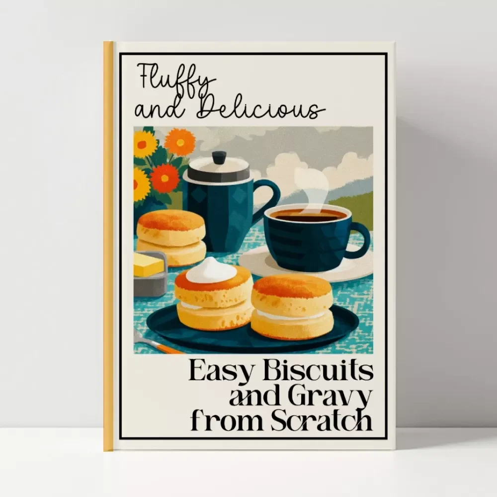 Fluffy and Delicious Easy Biscuits and Gravy from Scratch Guide – Step-by-Step Recipes for Homemade Comfort Food, Tips for Creamy Gravy and Fluffy Biscuits, Easy Biscuits and Gravy from Scratch Digital Download