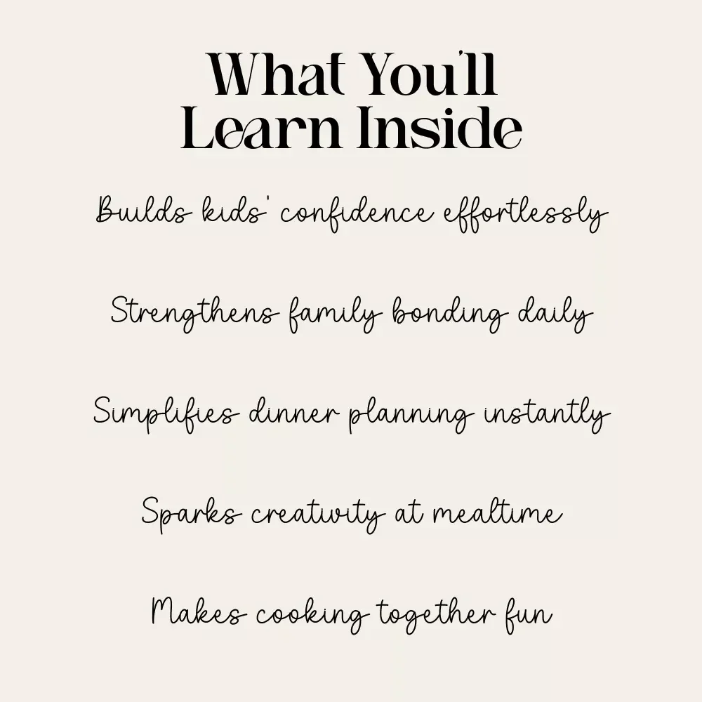 Involving Kids in Planning a Cozy Family Dinner | Family Dinner Guide eBook | Kid-Friendly Planning Checklist & Printable Toolkit