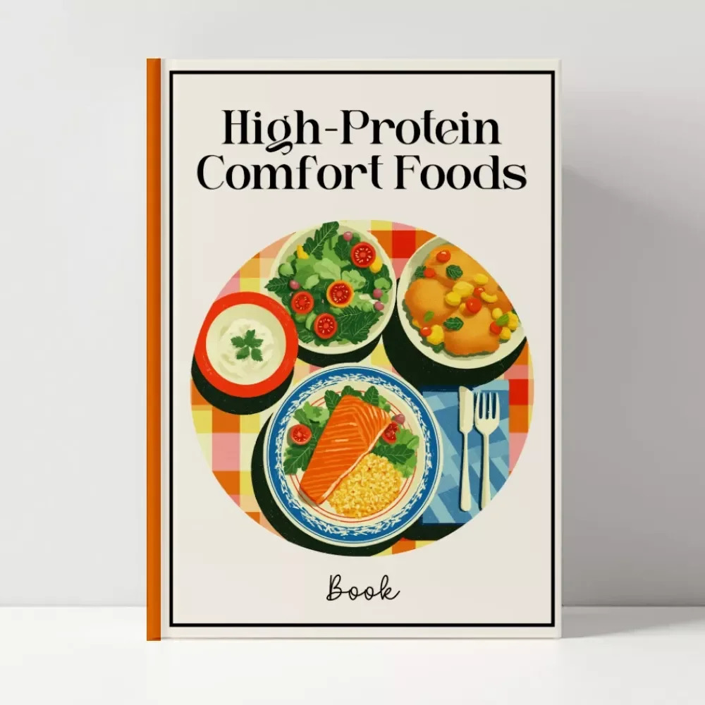 High-Protein Comfort Foods | Printable eBook, Healthy Meal Prep Guide, High-Protein Recipes, Digital Download Cookbook for Easy Clean Eating