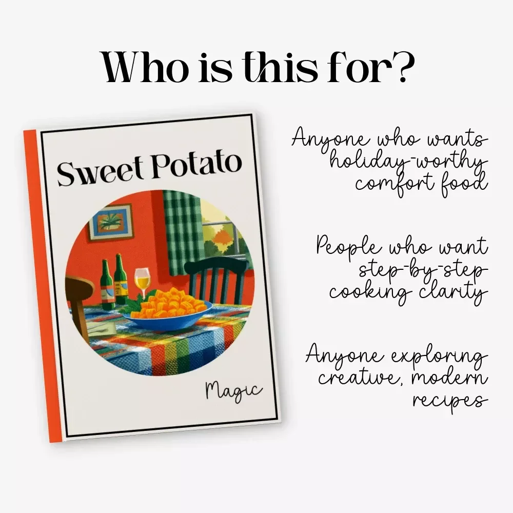 Sweet Potato Magic | Ultimate Holiday Kitchen Guide | sweet potato casserole recipe | Cozy Fall Cooking Printable eBook