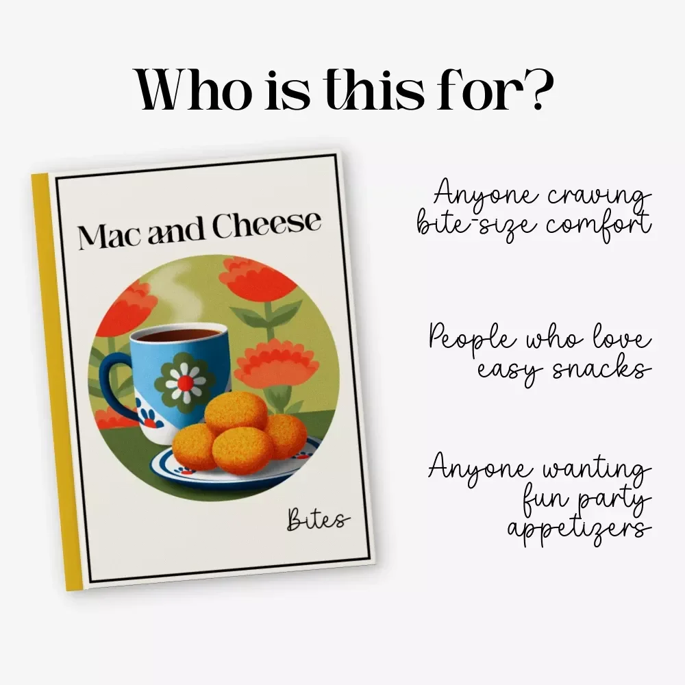 Mac and Cheese Bites Guide | Easy mac and cheese bites recipe, Crispy Party Snack eBook, Oven & Fryer Tips, Freezer-Friendly Comfort Food