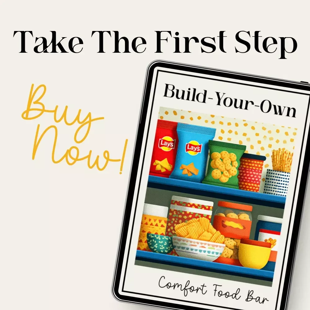 Build-Your-Own Comfort Food Bar Checklist | How to Plan a Build-Your-Own Comfort Food Bar | Party Planning Printable