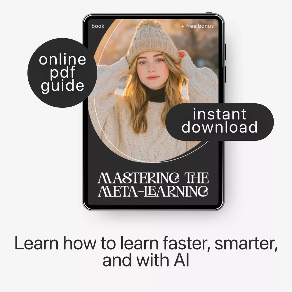 Mastering the Meta-Learning – AI-Powered Learning Guide, Meta-Learning Techniques eBook, Learn How to Learn, Brain Training, Personal Growth Digital Download