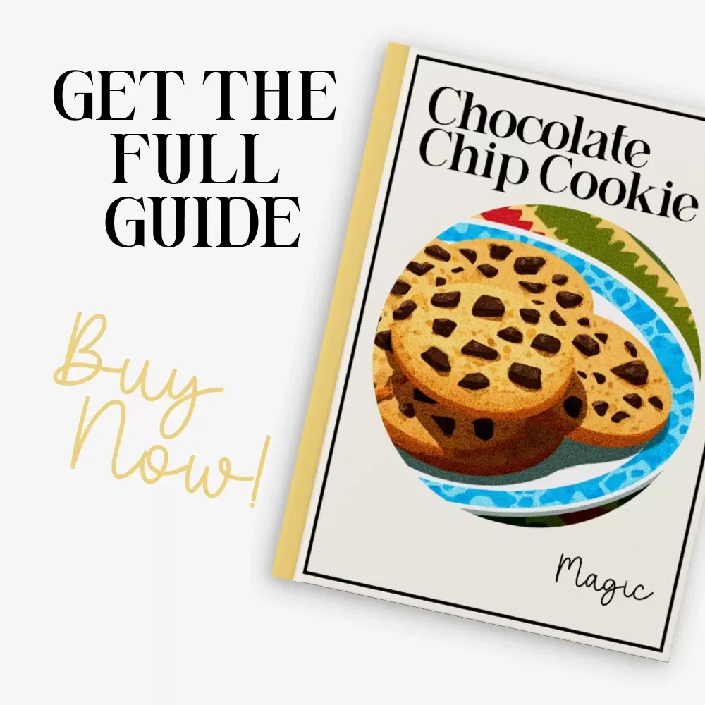Chocolate Chip Cookie Magic | Ultimate Chocolate Chip Cookie Recipe Checklist | Baking Guide for Perfect Soft & Chewy Cookies | Digital Download