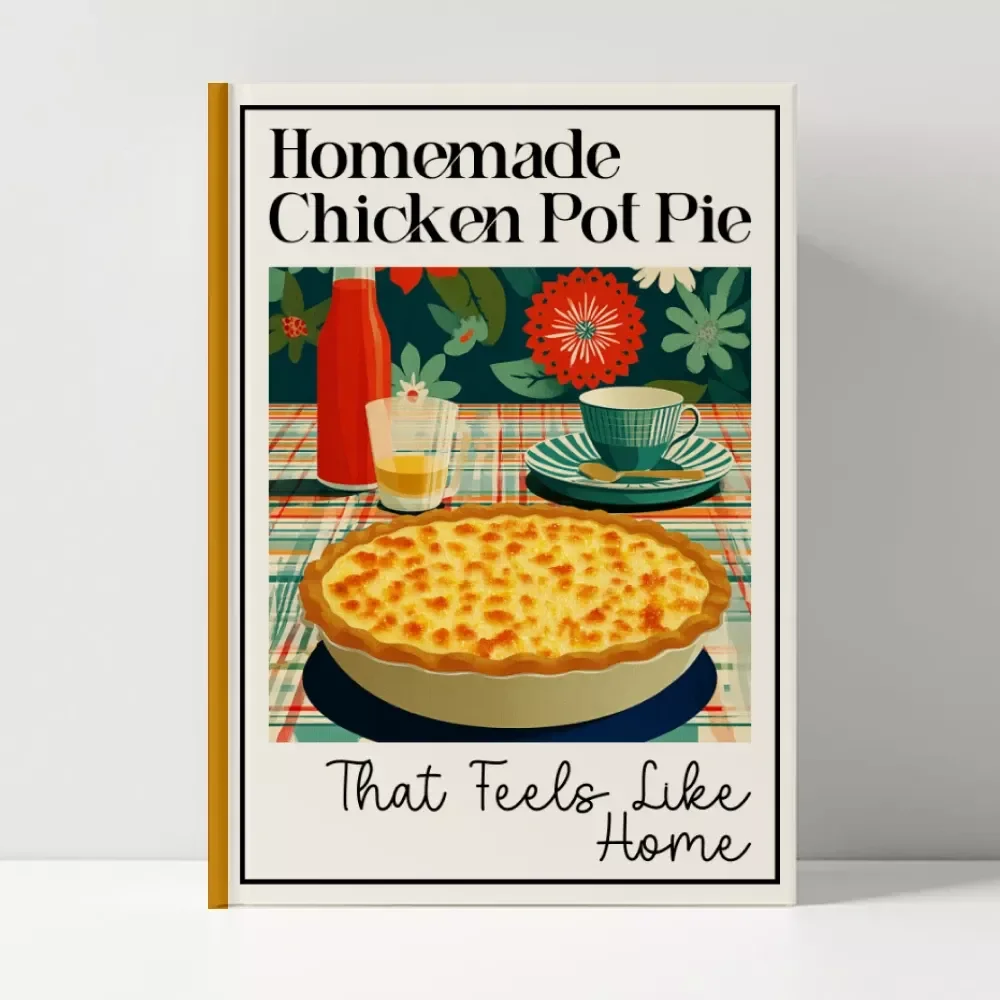 Homemade Chicken Pot Pie That Feels Like Home – Cozy Comfort Food Guide | How to Make Homemade Chicken Pot Pie from Scratch | Easy Family Dinner Recipe eBook