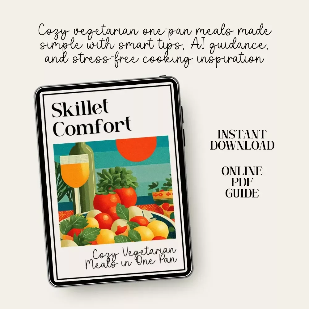 Skillet Comfort: Cozy Vegetarian Meals in One Pan | Cozy Vegetarian Skillet Meals Guide | Digital Download for Easy One-Pan Cooking