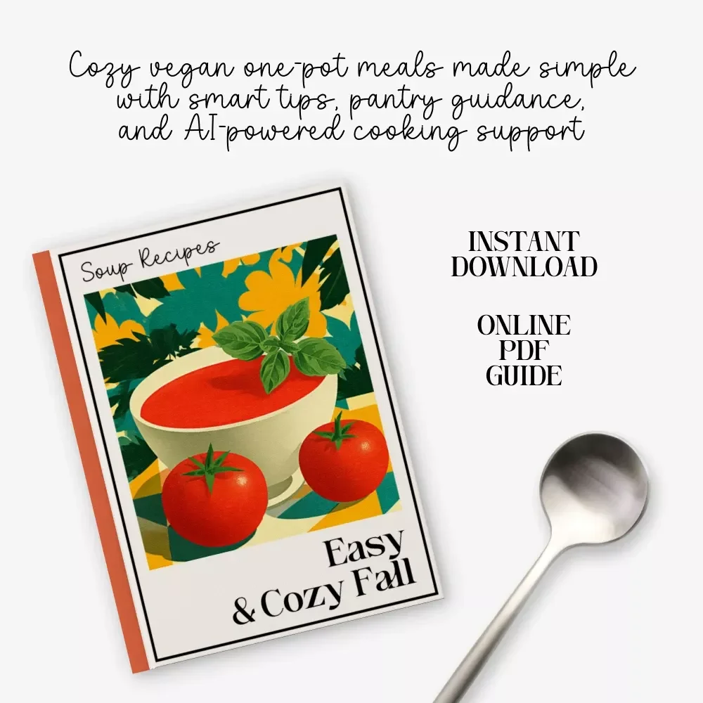 Easy & Cozy Fall Soup Recipes | Seasonal Fall Soups Recipes eBook | Comfort Food Autumn Recipe Guide | Printable Digital Download