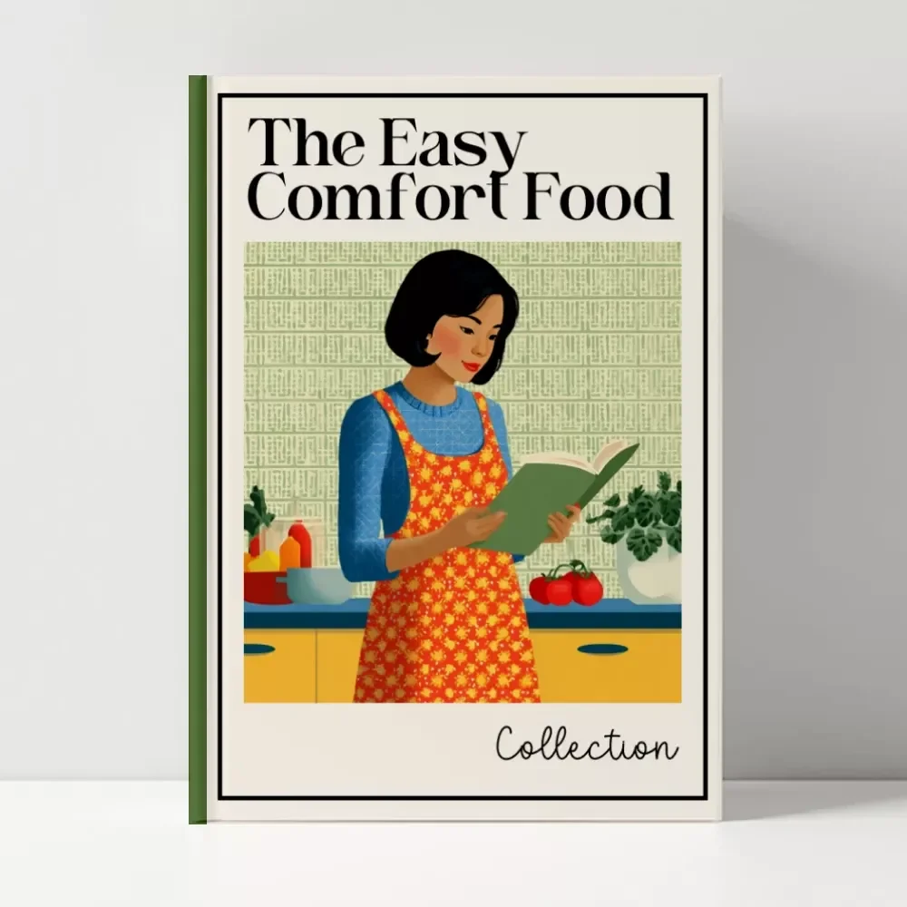 The Easy Comfort Food Collection | Printable comfort food recipe book Ebook | Cozy Digital Cookbook for Home Cooks