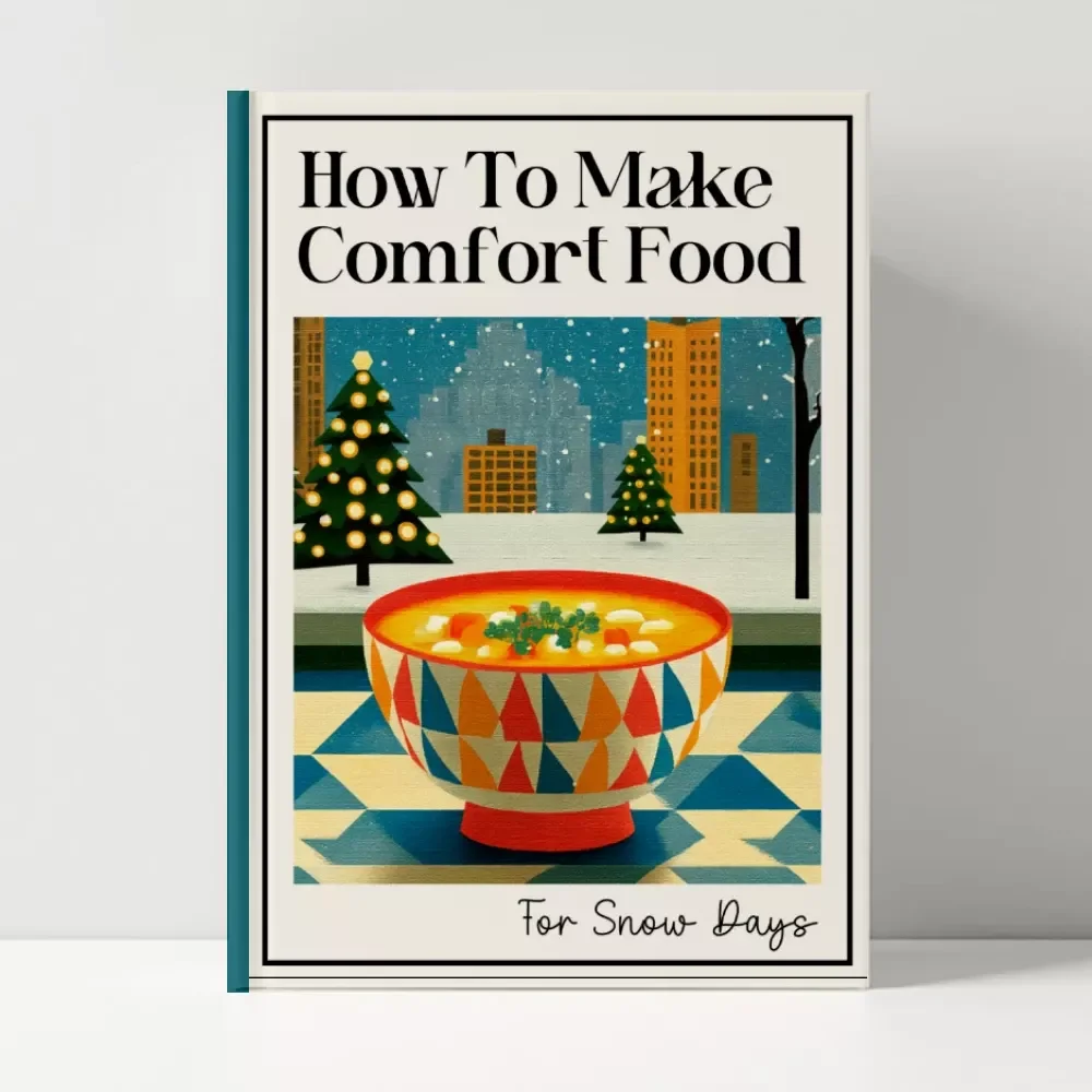 How To Make Comfort Food For Snow Days | Cozy Winter Recipes eBook | Digital Guide for Snow-Day Cooking | how to make comfort food for snow days